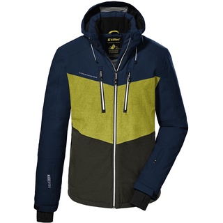 KILLTEC Herren Skijacke/Funktionsjacke mit abzippbarer Kapuze und Schneefang KSW 45 MN SKI JCKT, dunkelpetrol, S,