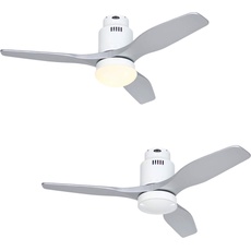 Bild von Aerodynamix Eco WE-SL 112 cm Deckenventilator grau/silber