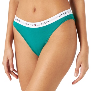 Tommy Hilfiger Damen UW0UW03836 Bikini Hose, Grün (Courtside Green), XS