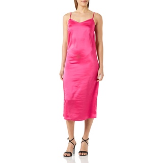 ONLY Damen ONLMAYRA Slip TIE Satin Dress WVN Kleid, Carmine Rose, 40