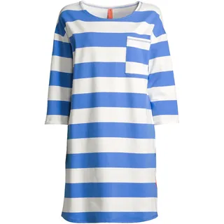 salzhaut Midikleid Blau M