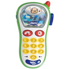 Chicco Baby Foto Handy, Spielzeughandy mit Lichtern und Geräuschen, Kinder-Spielzeugtelefon mit Vibration und 10 Klingeltönen, Spielhandy, Baby-Geschenk, Kinderspielzeug von 6 Monaten bis 3 Jahren