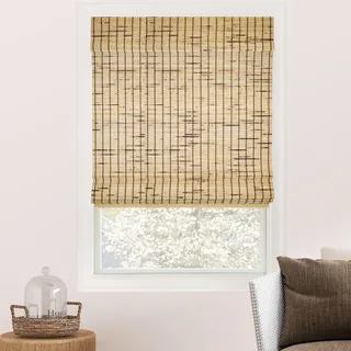 CHICOLOGY Smart Choice Bambus-Raffrollos für Fenster, umweltfreundlich, lichtfilternd, hochwertig, ideal für Zuhause, Schildkröte, 81,3 x 162,6 cm (B x H)