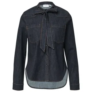 Comma, Comma Weiches Denimhemd mit Schluppe