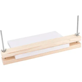 BENECREAT Holz-Buchbindepresse, Große Presse Buchbinder-380x38mm-Flachpapier-Pressmaschine, Holzformfaktor Polsterpresse Für Zuhause, Schule, DIY-Buchbinden Im Büro