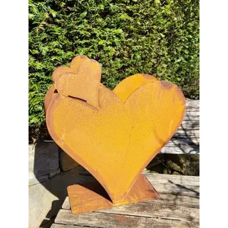 Edelrost Pflanzherz Iris Edelrost Pflanzherz Iris - h = 30 cm