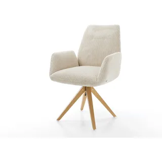 DeLife Esszimmerstuhl Zoa-Flex Cord beige