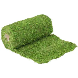 Tischläufer Moos Natur Chemin de table végétal 30 cm x 2 m - Einheitsgröße - Grün