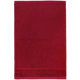 frottana Pearl Gästetuch 30 x 50 cm aus 100% Baumwolle, ruby