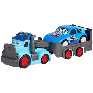 Dickie Toys Spielzeugauto , Grau, Rot, Hellblau , Kunststoff , 69x25x18 cm , RoHS, EN 71 , Geräuscheffekte, Lichteffekte , Spielzeug, Spielzeugautos