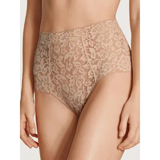 CALIDA »Natural Comfort Lace« Slip Damen, High-Waist mit extrabreitem Bund,