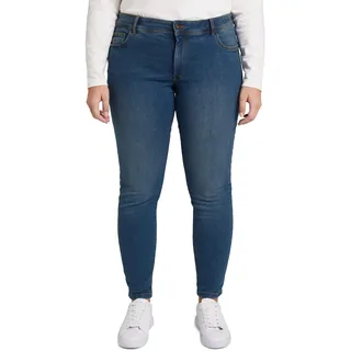 TOM TAILOR Damen Plussize Skinny Jeans mit Stretch 10110 - Blue Denim 54
