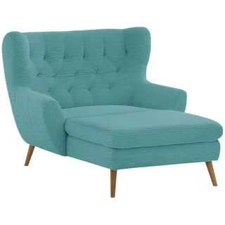 Stylife Xxl-Sessel , Türkis , Holz , Eiche , massiv , Uni , 120x101x165 cm , Fußauswahl, Stoffauswahl , Wohnzimmer, Sessel, XXL-Sessel