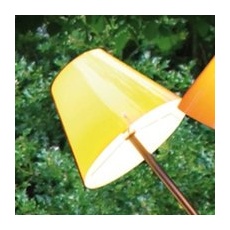 Gelber Schirm zur Außenleuchte OCTOPUS OUTDOOR