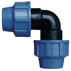 Cornat T610332 Bewässerungssystem Winkel PE-Rohr, Ø 32 mm, Polypropylen, für Kaltwasser