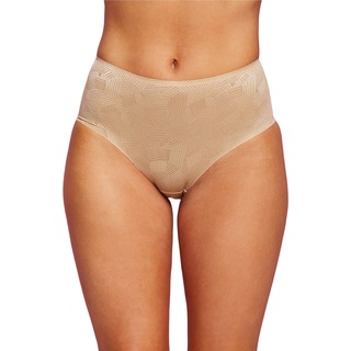 ESPRIT Damen Soft Shaping Lace High Waist Brief Shapewear-Unterhose, Dusty Nude, 36