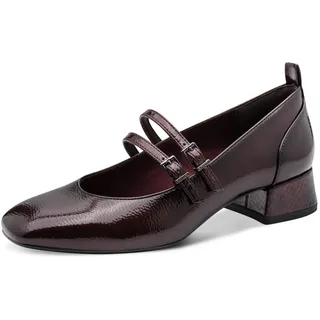 TAMARIS Spangenpumps Kunstleder Rot 38