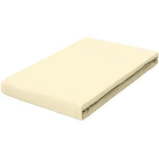 schlafgut Spannbettlaken Baumwolle-Elasthan 90 x 190 - 100 x 220 cm Gelb