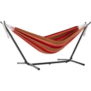 Vivere C8SUNSU Sunbrella®-Hängematte mit Gestell Sunset (8 Fuß)