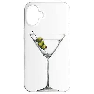 Martini Cocktail Sommerurlaub Hülle für iPhone 16 Plus