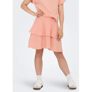 KIDS ONLY Sommerrock »KOGTHYRA LIFE LAYERED SKIRT WVN«, rot