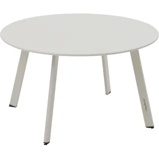 Hespéride - Runder gartenbeistelltisch "saona" ton 70 x 40cm aus stahl