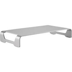 Bild von Tabletop monitor riser, aluminum Monitor-Erhöhung Höhen-Bereich: 6.3cm (max) Silber