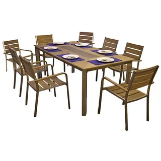 Garden Pleasure Florence Set 9-tlg. Braun