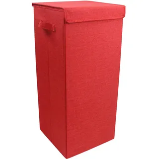 VCM Wäschekorb Dreso l ca. 30x70x30 cm Rot