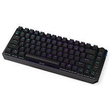 ENDORFY Thock 75% Wireless Black, 75% kabellose mechanische Tastatur, QWERTY, Kailh Box Black-Schalter, RGB, PBT-Tastenkappen, kabellose BT- und 2,4-GHz-Verbindung, erweiterte Software | EY5A074