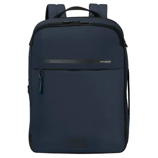 Laptoprucksack SAMSONITE "MODERNY M Underseater", Gr. B/H/T: 35cm x 45cm x 20cm, blau, Polyester, Rucksäcke Laptoprucksack, Unisex Travelrucksack, Freizeitrucksack mit vielen Fächern