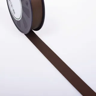 Deko AS GmbH Deko und Band Wetterfestes Polyband mit Holzmaserung - Dunkelbraun - 25 mm - 91 m Rolle - 88