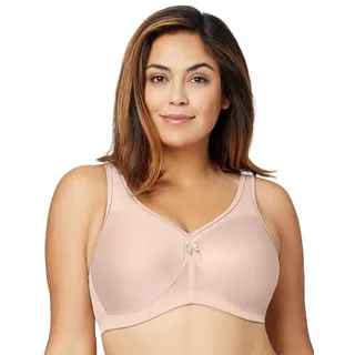 GLAMORISE Große Größen Plusgröße Stützender MagicLift-Aktiv-BH ohne Bügel Nr. 1005, Haut, 85J