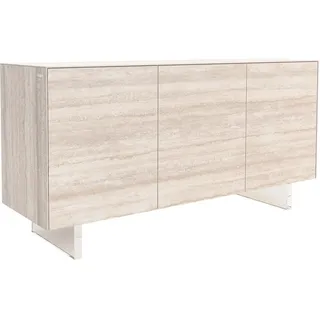 DeLife Cuor 150 x 0 x 0 cm Creme-Weiß / Weiß