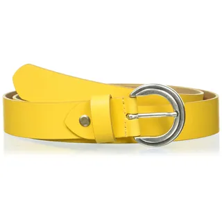 MGM Damen Coloured Basic Gürtel, Gelb, 100