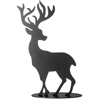 Fink »Hirsch JASPER« Weihnachtsdeko aus Eisen, schwarz