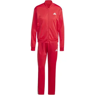 adidas Essentials 3-Stripes Trainingsanzug Rot/Weiß XXL