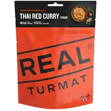 Drytech Real Turmat Thai Curry Rot Trekking Mahlzeit Outdoor Essen Ration Nahrung Vegan