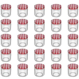 Intirilife Einmachglas 150 ml 25 St.