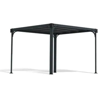CANOPIA Gartenpavillon Milano 3,09 x 3,09 m Grau