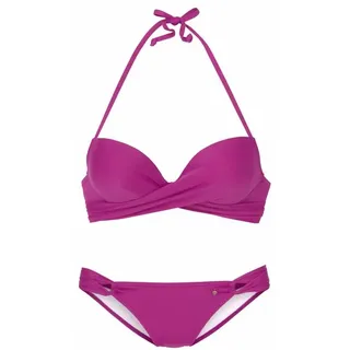 s.Oliver Push-Up-Bikini Damen Pink 34 Cup A
