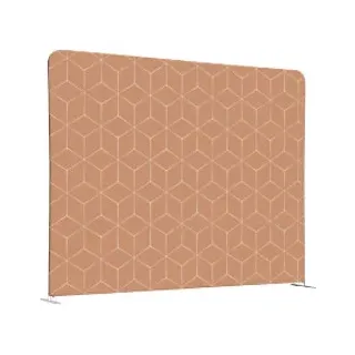 SHOWDOWN EU Raumteiler Aluminium Beige 1.984 x 450 x 1.502 mm