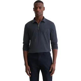 Marc O'Polo Langarm-Poloshirt »Jersey regular fit aus reiner Bio-Baumwolle«