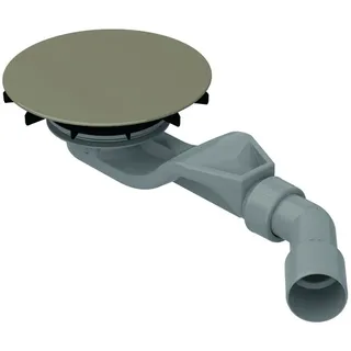 BetteAir 30 Ablaufgarnitur, seitlich, Ablaufleistung 0,6 l/s, mit BetteAntirutsch Pro, B524-425AY, Farbe: Greige matt