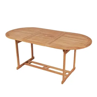 vidaXL Gartentisch 180 x 90 x 75 cm Braun