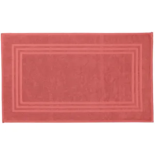 Kleine Wolke Frottiervorleger Lodge Marsala 50 x 80 cm | OEKO-TEX zertifiziert, 800 g/qm, vegan ohne tierische Bestandteile hergestellt, bei 60° C waschbar, 100% Baumwolle