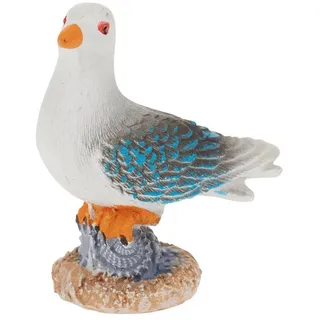 HobbyFun Miniaturtier Deko "Möwe" 5 cm Küste Vogel Mini Strand DIY basteln