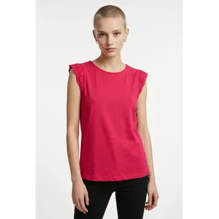 Vero Moda VMEMILY SL GATHERING TOP JRS NOOS Rot M