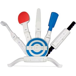 Set 7 Zubehör Twin SPORTS Resort Golf Surf Frisbee Etc Für Nintendo Wii Und Wiiu