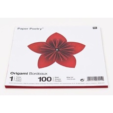 Origami Bordeaux, 15 X 15 Cm